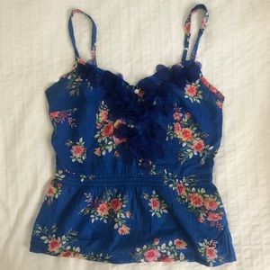 Hollister floral top